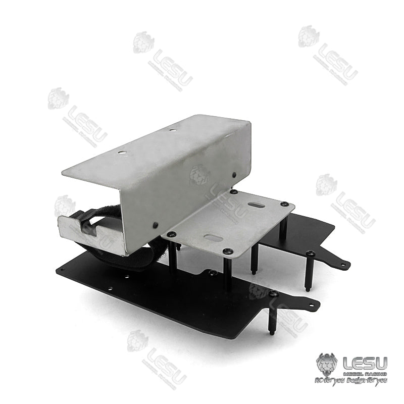 LESU 1/14 truck model toy truck second floor platform set Tamiya tractor FH16 DIY modification