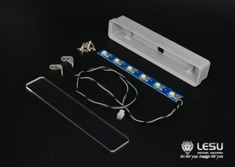 LESU 1/14 RC engineering vehicle roof light S-1257 suitable for Tamiya traction truck dump truck DIY upgrade modification parts