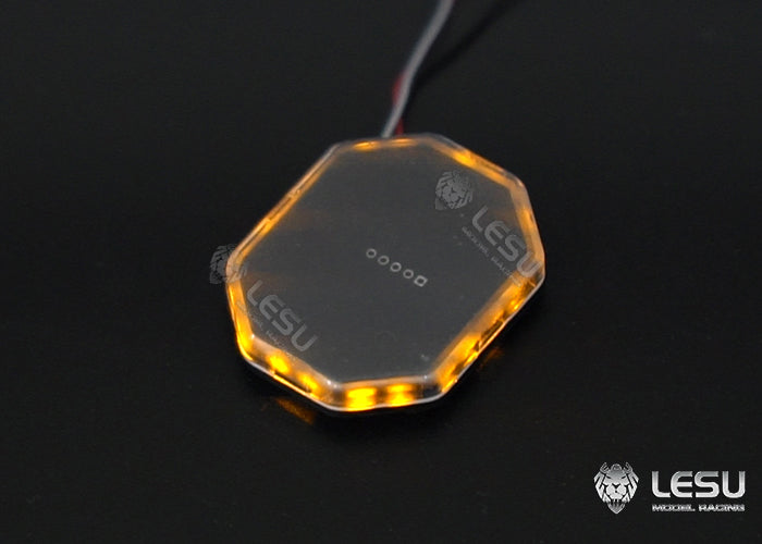 LED red blue yellow variable mode fire truck engineering warning dome light parts LESU 1/14 truck toy Tamiya tractor truck