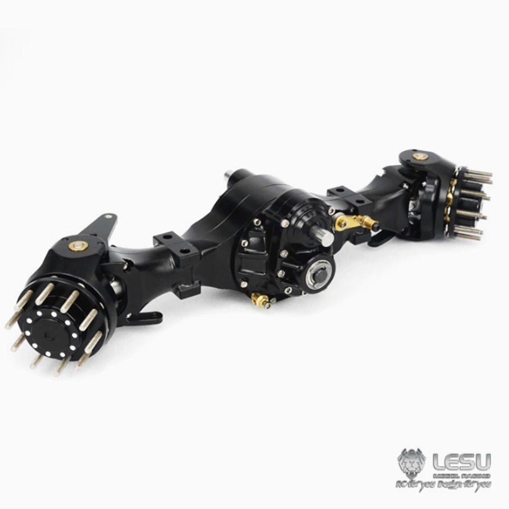 1/14 truck Tamiya tractor axle Q-900 series differential lock flange bridge mud army truck DIY model LESU