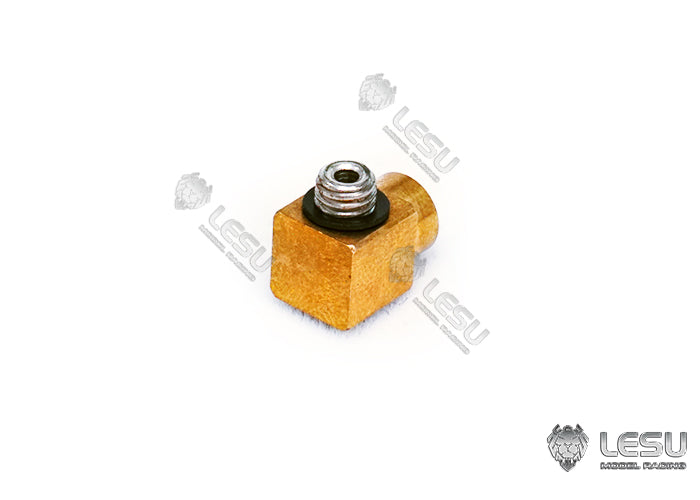 LESU engineering machinery model hydraulic components Y-1530 copper tube welding straight through bending excavator metal accessories