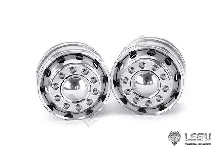 1/14 truck toy aluminum alloy CNC made front wheel hub W-2051 Tamiya tractor model accessories