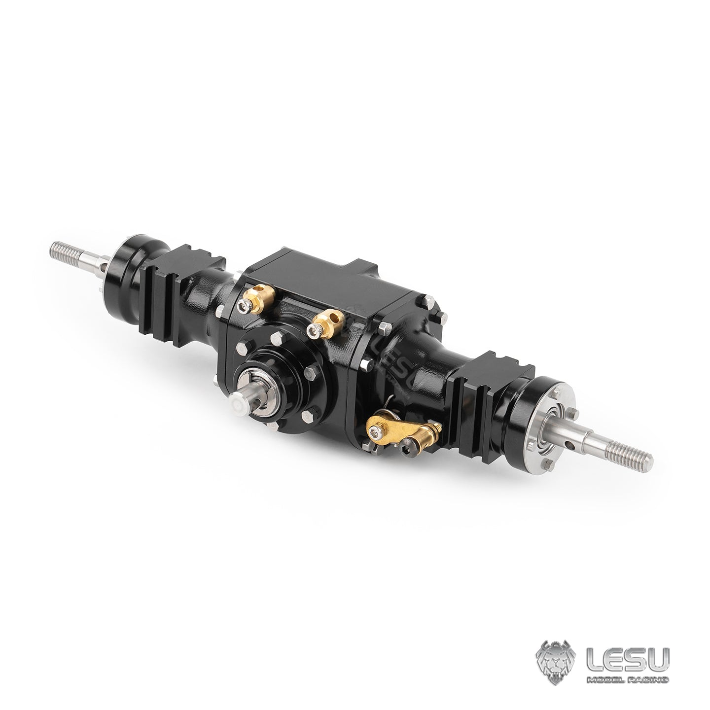 LESU 1/14 WA100M-8 loader with differential lock gear ratio 1:3 front axle and rear axle RD-2039 RC axle parts