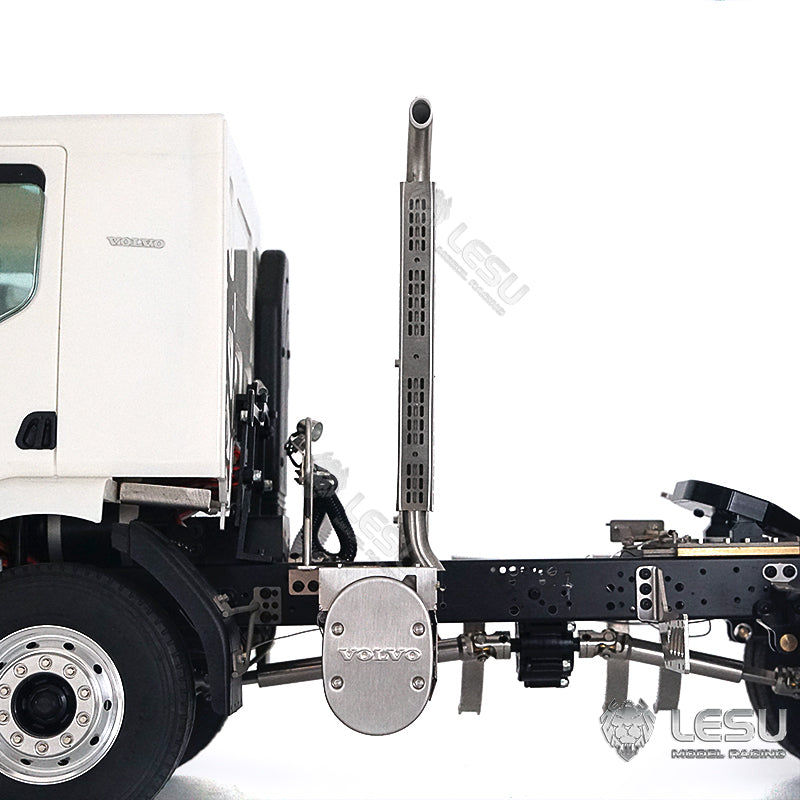 Tamiya 1/14 truck model toy mud head FE/VM metal exhaust tank G-6110 modified LESU