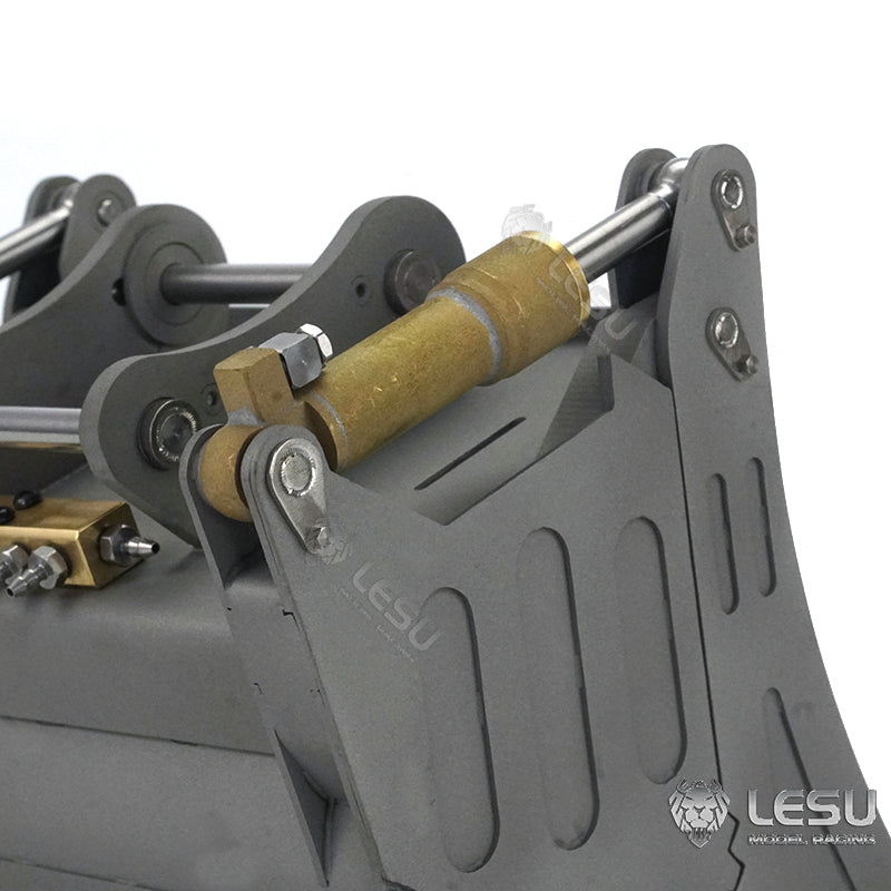LESU 1/14 Engineering Hydraulic Excavator CAT 374F Modified Quick Change Hydraulic Opening and Closing Bucket Attachment