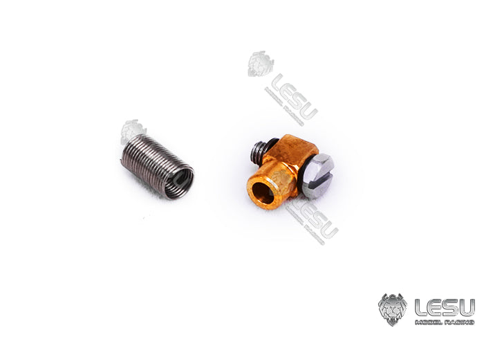 LESU engineering machinery model hydraulic components Y-1534 copper tube welding straight bend nozzle excavator metal accessories