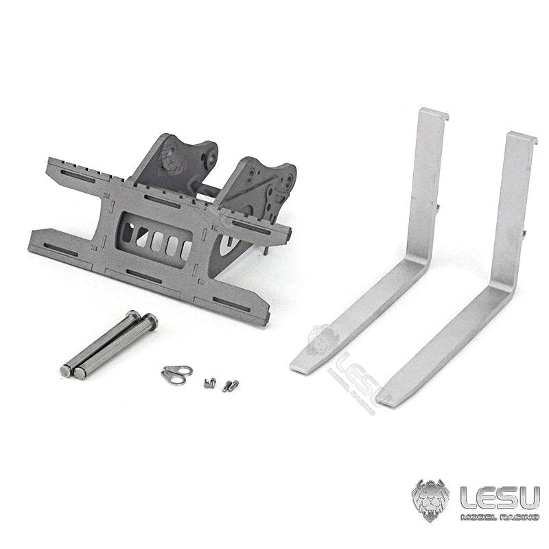 LESU 1/14 Engineering Hydraulic Excavator CAT 374F Modified Quick Change Metal Fork Attachment