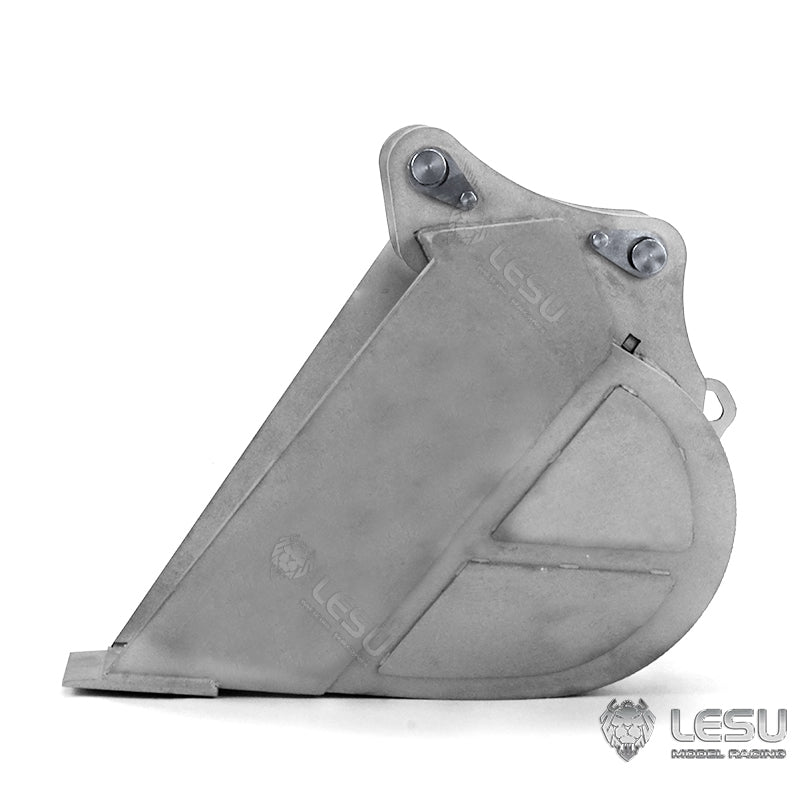 LESU 1/14 simulation hydraulic excavator PC360, wheel excavator, small short tail modified quick-detach metal trapezoidal bucket accessories