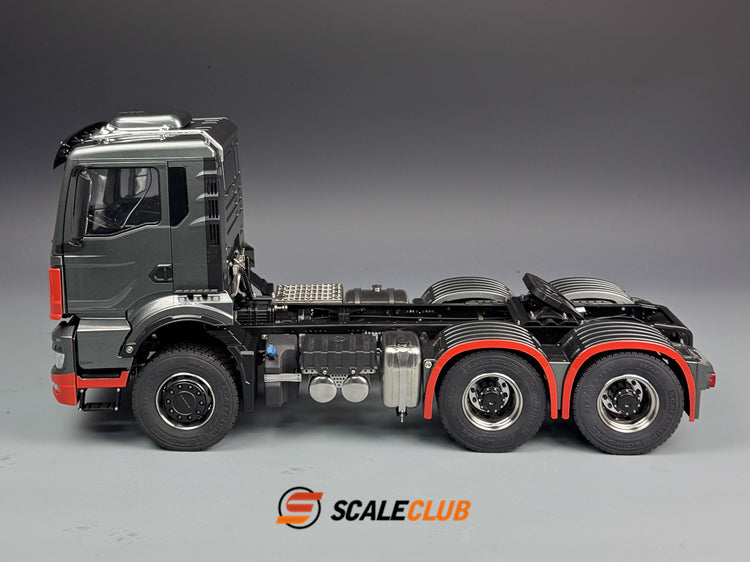 SCALECLUB 1/14 MAN TGS full metal door shell 6*6 tractor truck chassis