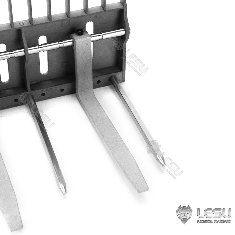 LESU 1/14 Engineering Hydraulic Model Bobcat Loader Upgrade Equipment Fork