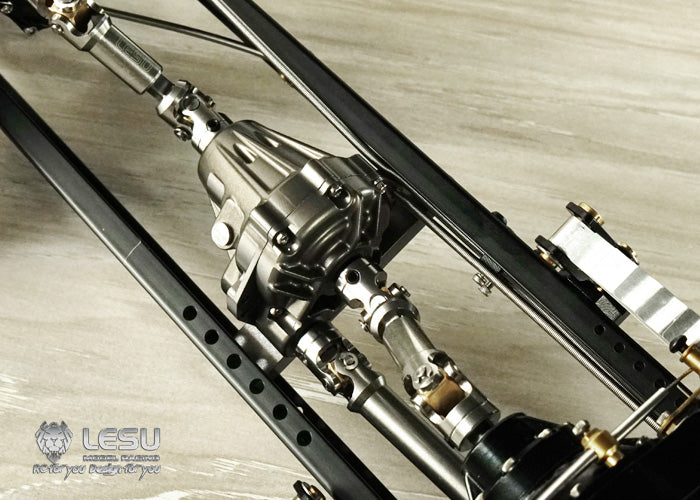LESU 1/14 Tamiya tractor truck dump truck model central differential time-sharing all-wheel drive transfer case F-5020