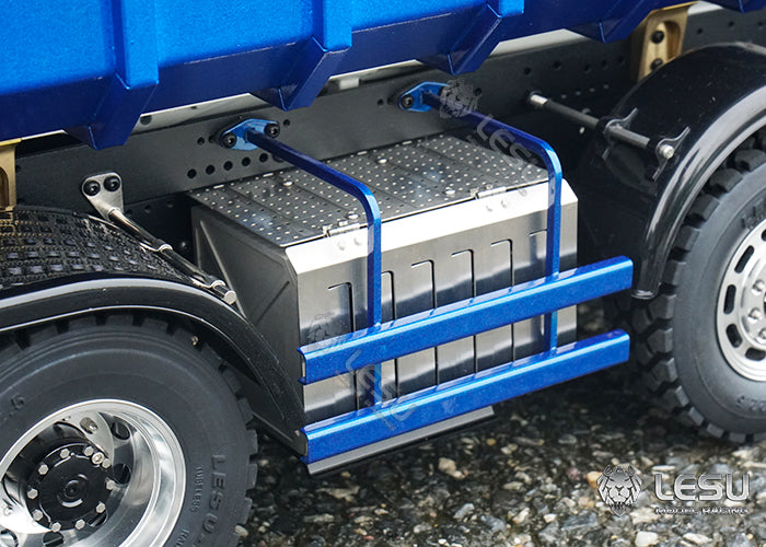 LESU 1/14 Truck Remote Control Model Metal Toy Hydraulic Roll-on/Roll-off Full Unloading RTR