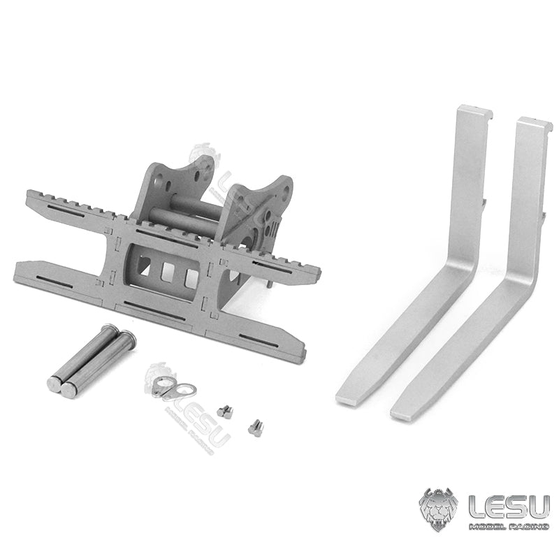 LESU 1/14 simulation hydraulic excavator PC360, wheel excavator, small short tail modified quick change fork attachment
