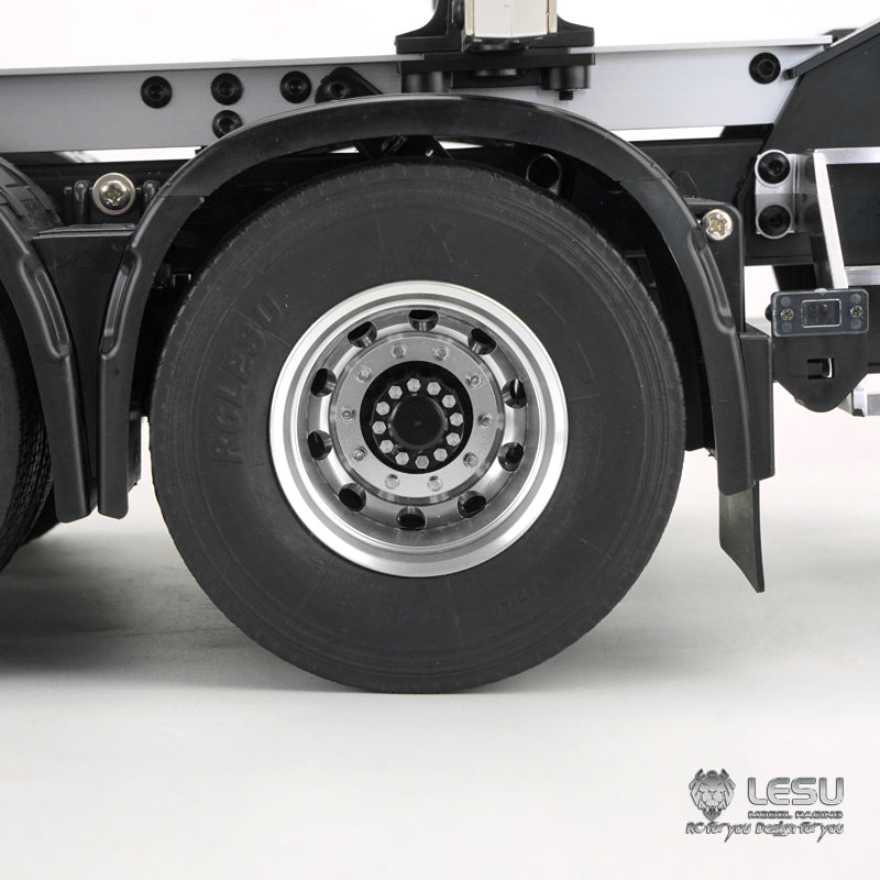 1/14 truck model toy aluminum alloy full metal rear wheel hub W-2050 Tamiya tractor model accessories