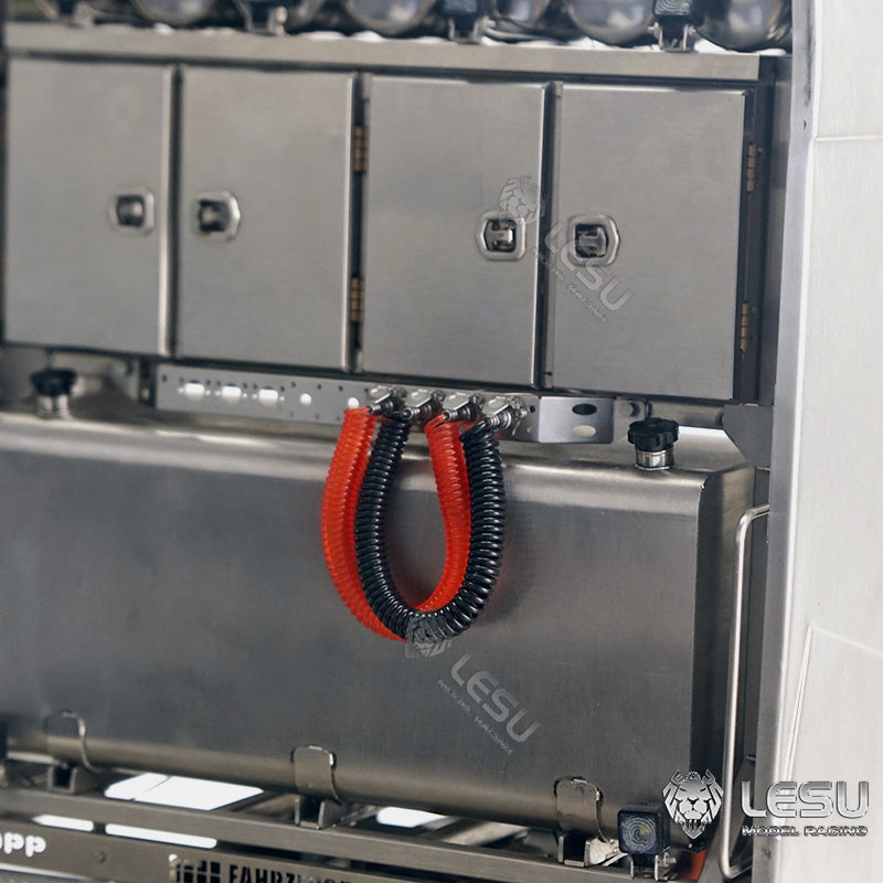 1/14 simulation truck gas pipe line rack equipment rack decoration modification accessories fixed Tamiya model LESU