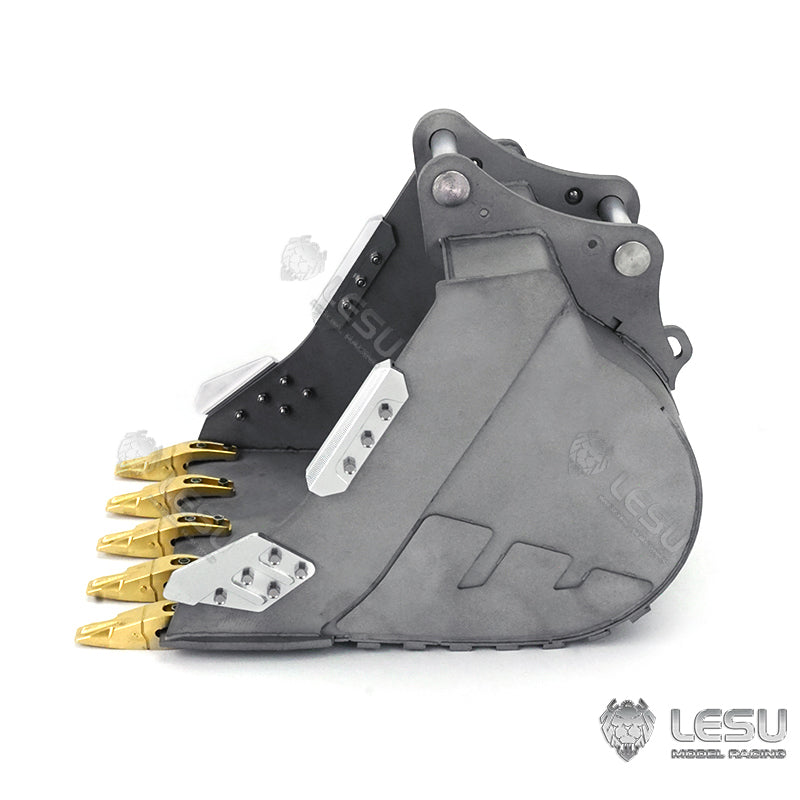 LESU 1/14 simulation hydraulic excavator PC360, 490, ET30H, ET26L, R945, SK500, LR960 excavator modified original bucket
