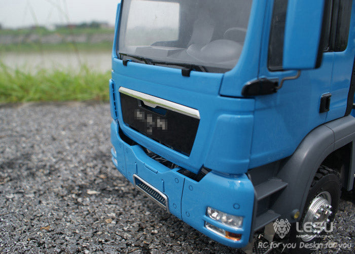 LESU 1/14 Tamiya MAN 8X8 full drive with differential lock bridge central differential hydraulic dump truck model