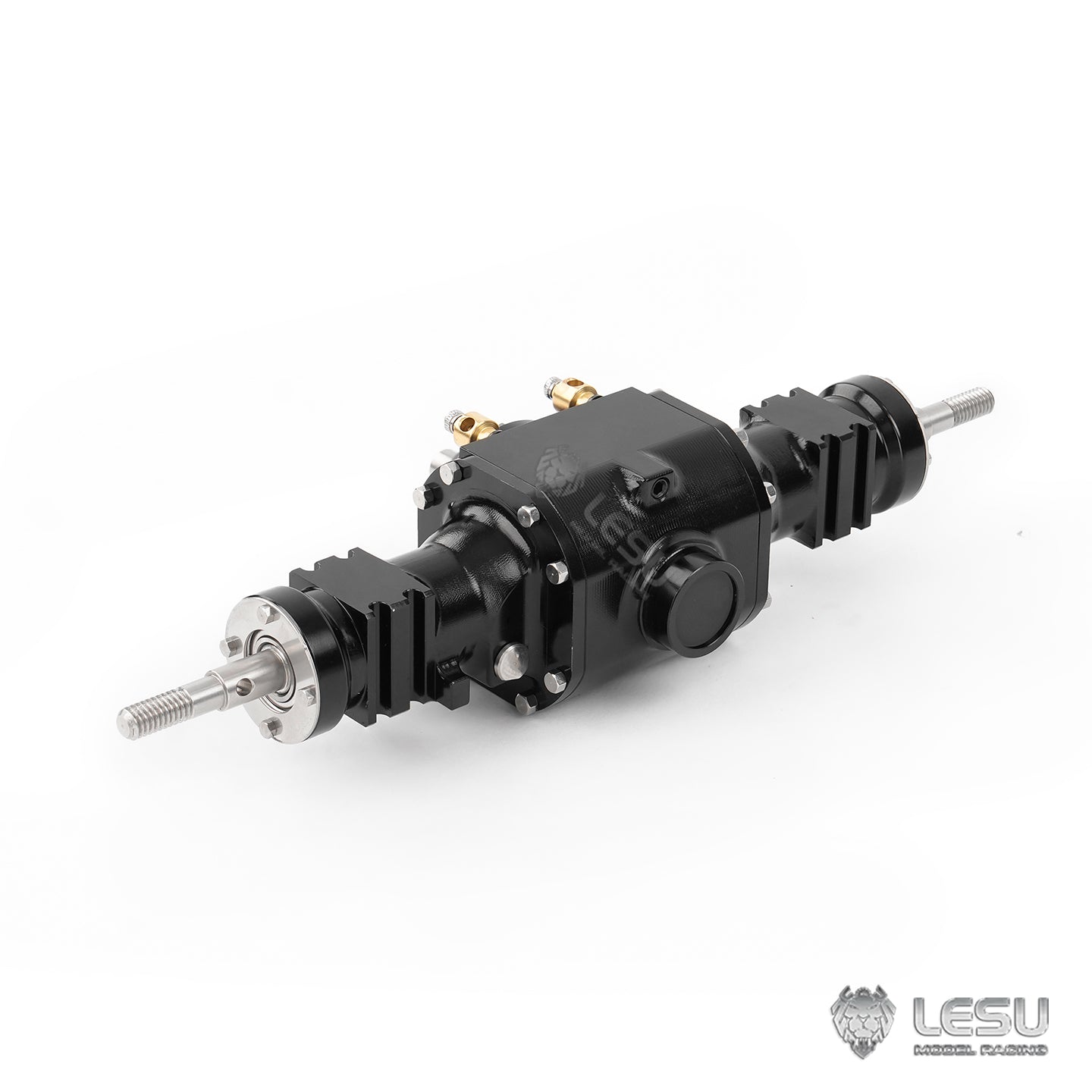 LESU 1/14 WA100M-8 loader with differential lock gear ratio 1:3 front axle and rear axle RD-2039 RC axle parts