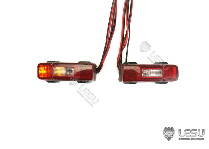 1/14 Truck Model Toy Tail Light S-1266 Tractor Wooden Car Flatbed Truck DIY Modified LESU