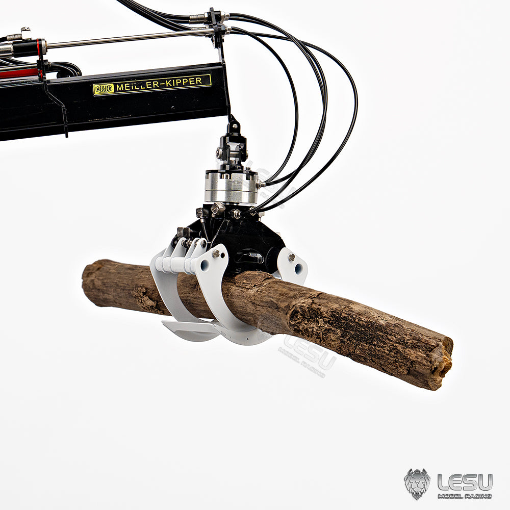 1/14 Truck Remote Control Model Hydraulic Wood Crane Truck Crane Excavator DIY LS-A0056 Wood Clamp