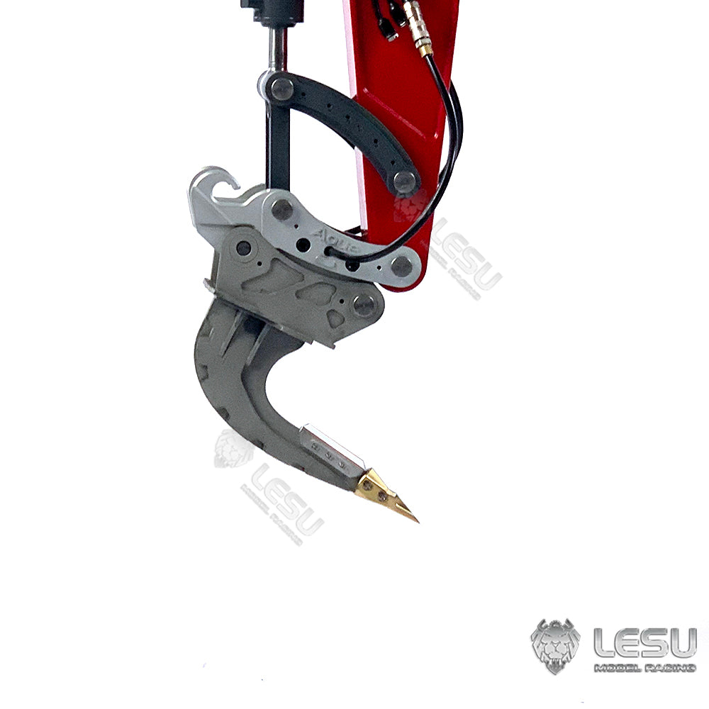 LESU 1/14 Engineering Machinery Model Excavator ET35 Modified Quick Release Curved Blade Ripper Attachment