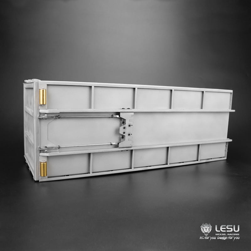 LESU 1/14 Truck Metal Toy Fully Unloaded Hydraulic Roll-off Truck Cargo Box Set LS20160901-H