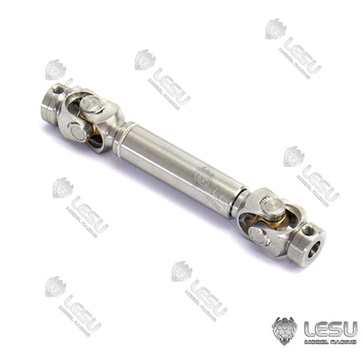 LESU 1/14 truck Tamiya tractor spline drive shaft stainless steel welding CVD universal joint coupling climbing car