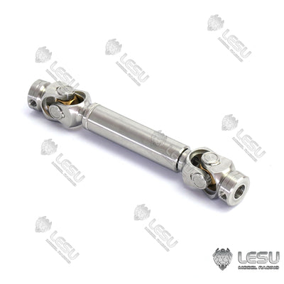 LESU 1/14 truck Tamiya tractor spline drive shaft stainless steel welding CVD universal joint coupling climbing car