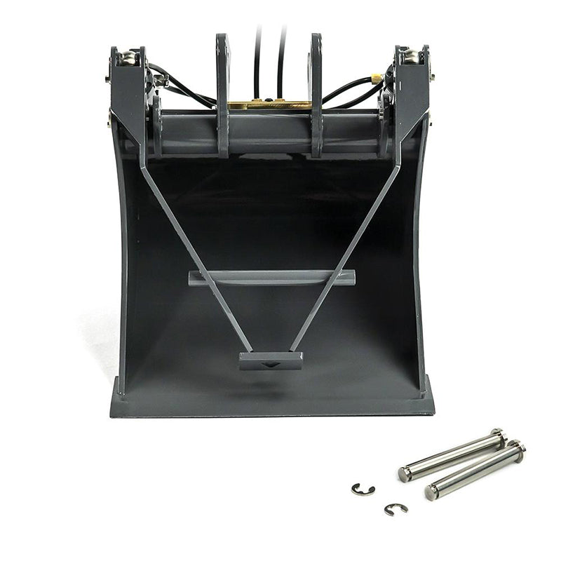 LESU 1/14 Engineering Machinery Model Excavator ET35 Modified Quick Change Hydraulic Grab Bucket Attachment