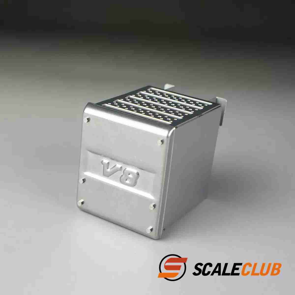 Scaleclub 1/14 Tamiya MAN tractor truck dump truck metal Euro 6 exhaust canister tool box