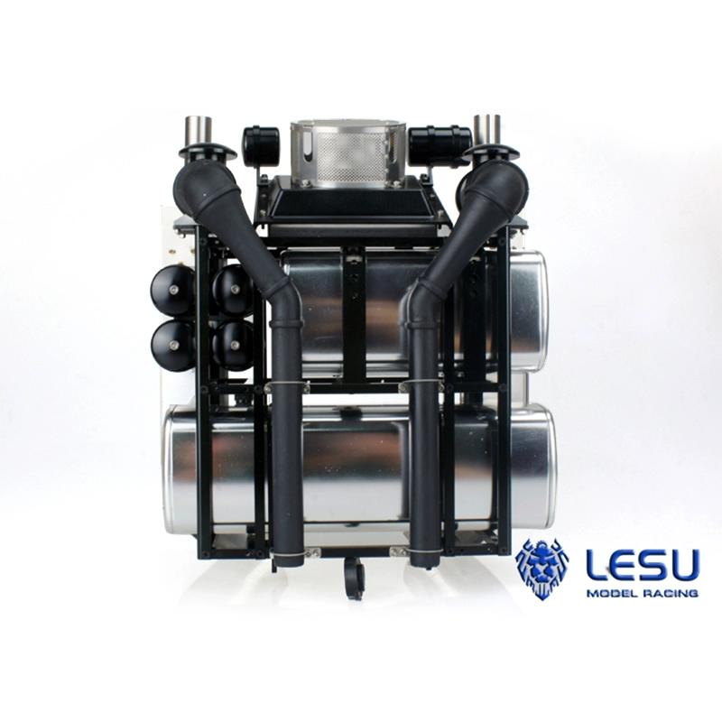 LESU 1/14 Tamiya heavy tractor truck model toy simulation equipment rack G-6169