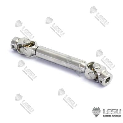 LESU 1/14 truck Tamiya tractor spline drive shaft stainless steel welding CVD universal joint coupling climbing car