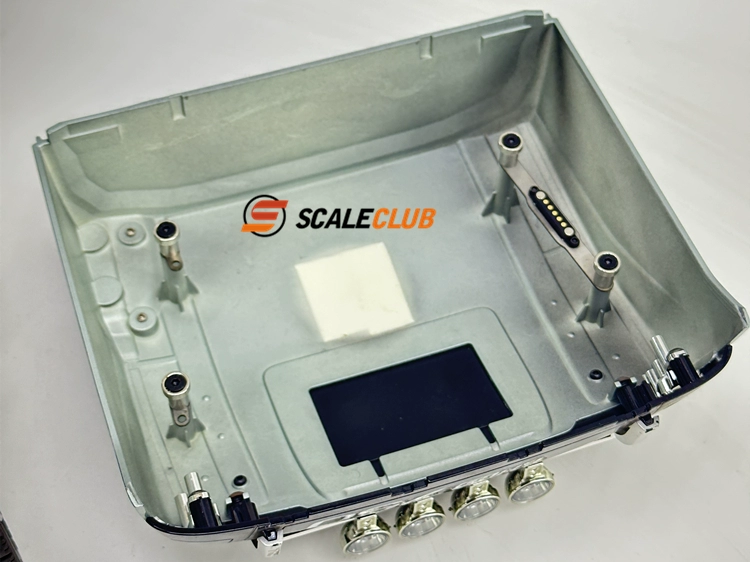 scaleclub 1/14 Tamiya tractor truck magnetic high roof kit battery modification European style