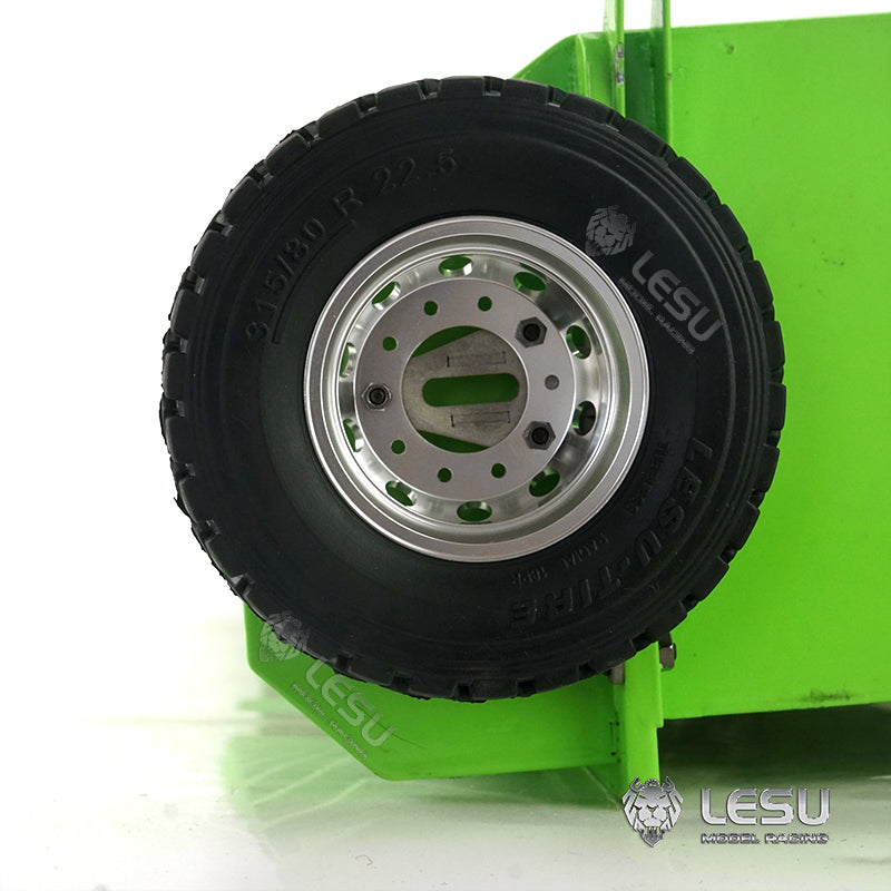 LESU 1/14 Tamiya dump truck simulation model engineering truck bucket installation spare tire rack DIY modified accessories
