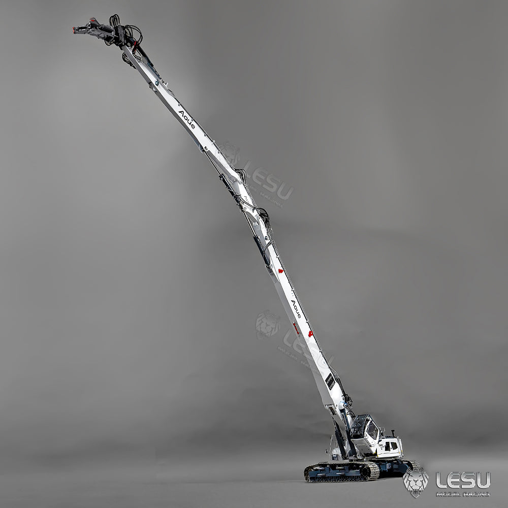 LESU 1/14 Fully Hydraulic Remote Control Model Simulation Excavator Aoue-LR960 Demolition Machine Excavator