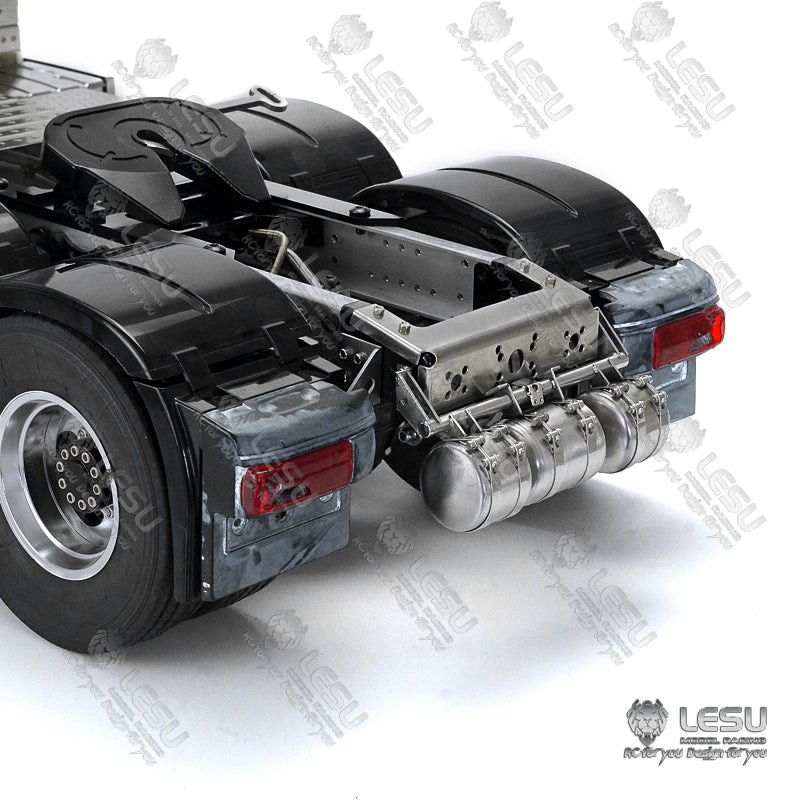 Tamiya tractor toy tail beam tail light rack three gas tank set L-1030 1/14 truck universal modified LESU