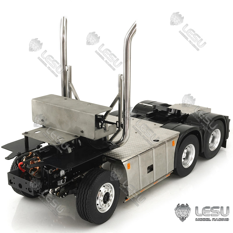 LESU 1/14 Truck Model Toy Volvo 6X6 Tractor Model Chassis Tamiya CAB Direct Installation