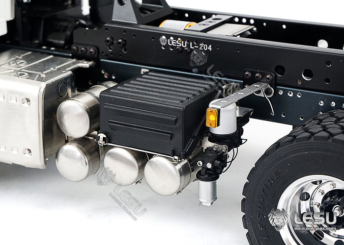 Tamiya 1/14 truck model toy mud head FE/VM battery box gas tank G-6266 modified LESU