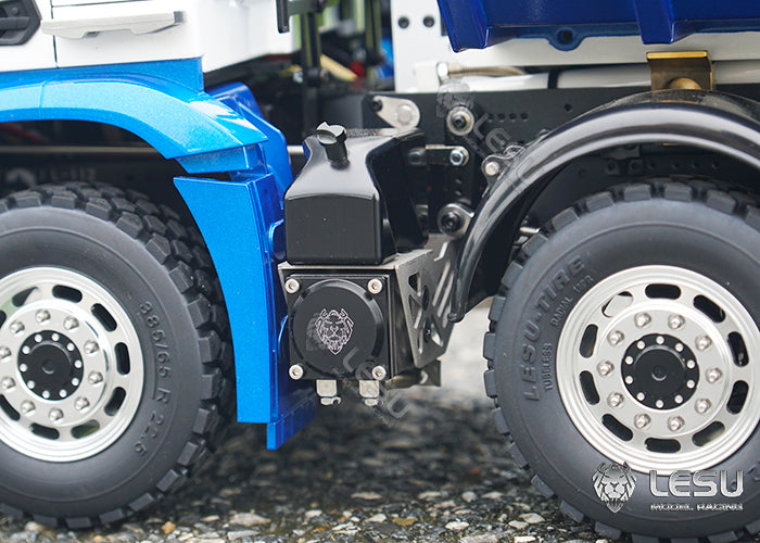 LESU 1/14 Truck Remote Control Model Metal Toy Hydraulic Roll-on/Roll-off Full Unloading RTR