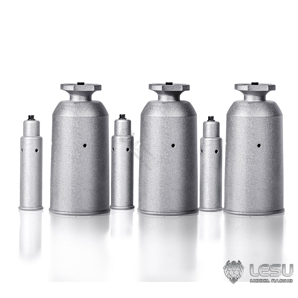 LESU 1/14 Hydraulic Remote Control Toy Heavy Backhoe Bucket Excavator Decorative Fire Extinguisher Nitrogen Bottle Metal DIY Modified Accessories