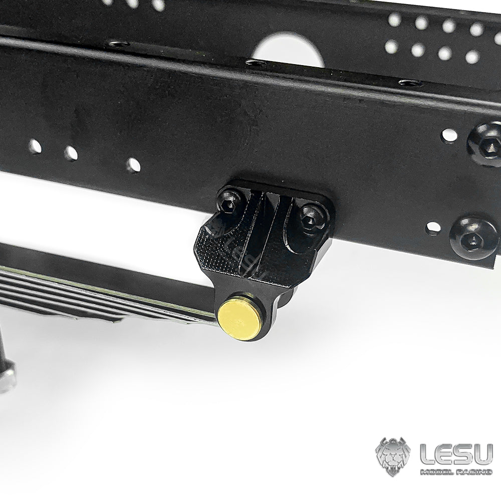 1/14 truck Tamiya tractor X-8011 simulation straight steel plate power bridge front suspension mud head DIY model LESU