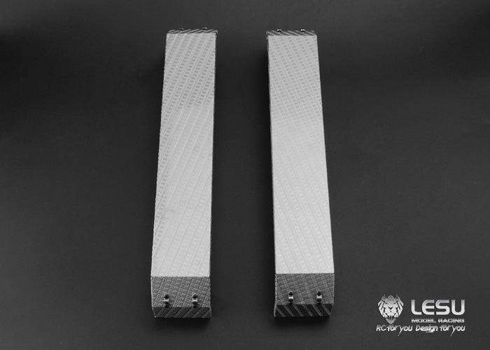 1/14 Truck Three-axle Fender LS-20160901-A-6 Stainless Steel Sand Plate Heavy Towing DIY Engineering Vehicle Model