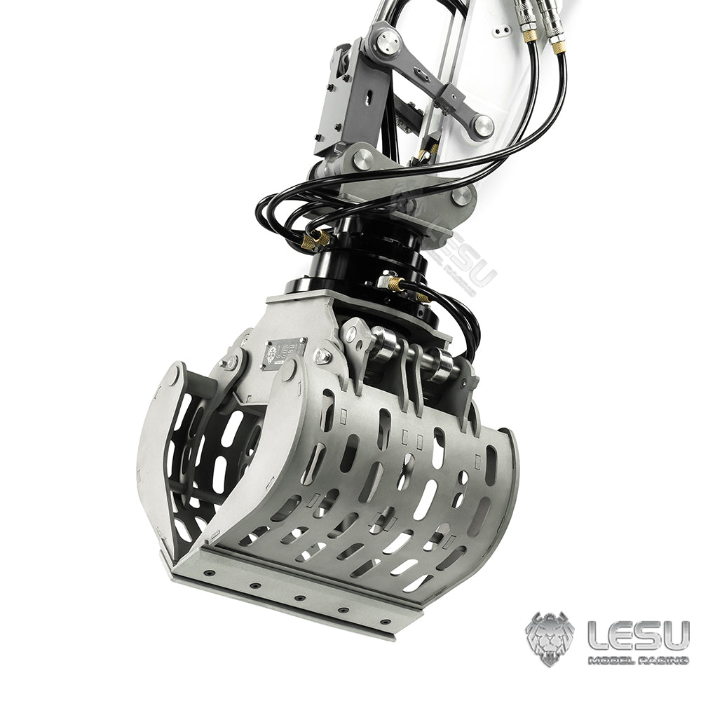 LESU 1/14 simulation hydraulic excavator PC360, wheel excavator, small short tail modified quick change hydraulic mechanical claw accessories