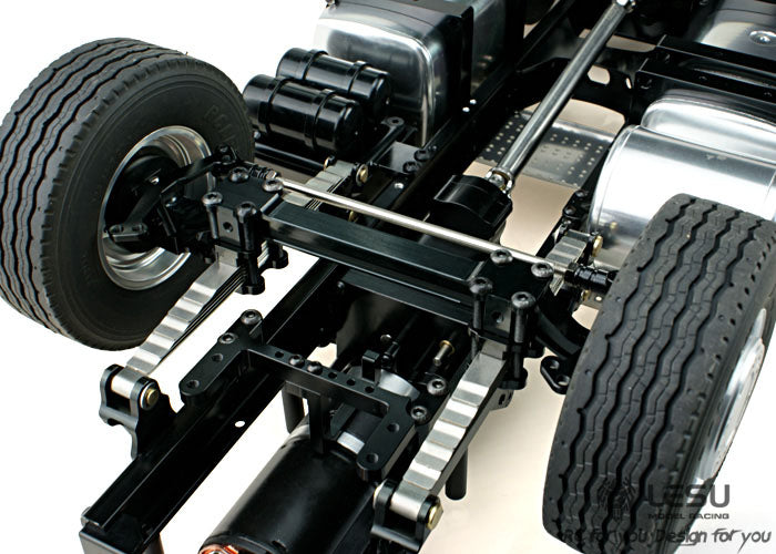 LESU 1/14 Tamiya Scania tractor truck metal three-axle 6X4 chassis remote control car model modification