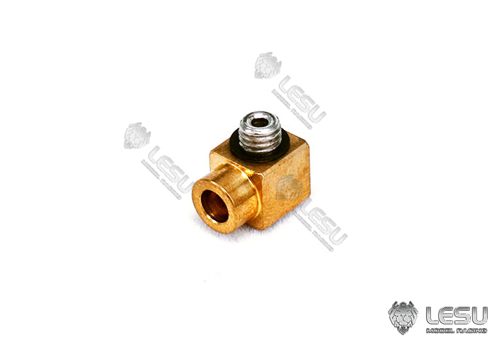 LESU engineering machinery model hydraulic components Y-1530 copper tube welding straight through bending excavator metal accessories