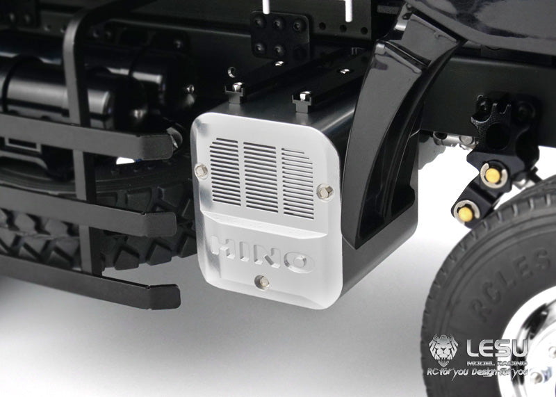 LESU 1/14 Tamiya Hino Truck Metal 6X6 High Torque Hydraulic Dump Truck Model Chinese Style LS-20130014-B