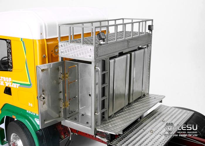 LESU 1/14 Tamiya heavy tractor truck model toy DIY modified model simulation equipment rack G-6181