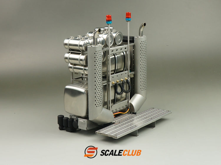scaleclub 1/14 MAN F2000 MAN heavy tractor trailer metal equipment rack