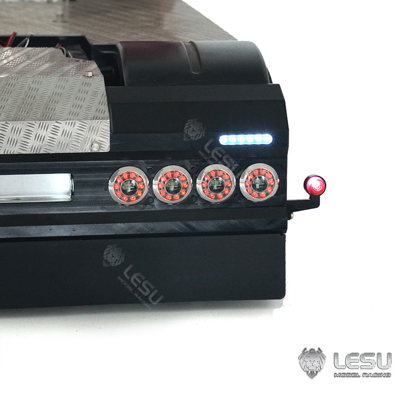 1/14 remote control model metal toy tractor airbag suspension tail beam taillight S-1276-B modified accessories LESU