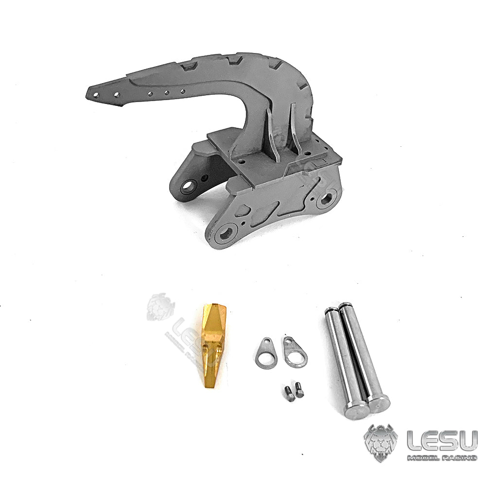 LESU 1/14 Engineering Machinery Model Excavator ET35 Modified Quick Release Curved Blade Ripper Attachment